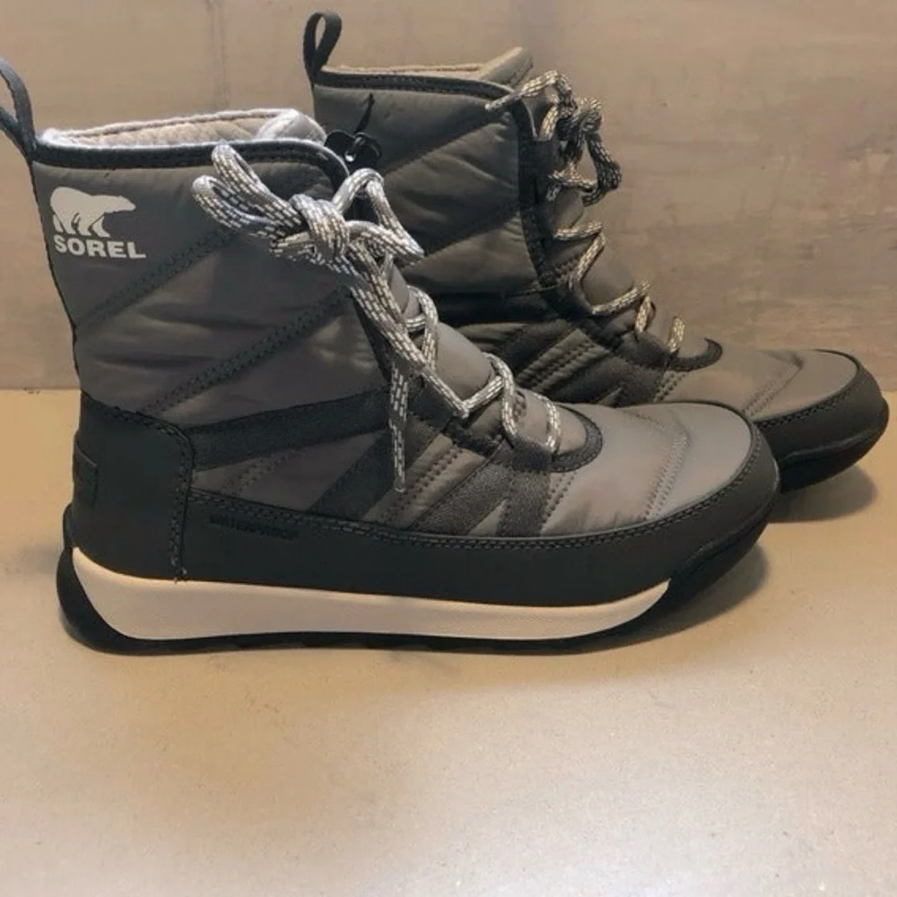 Sorel Charcoal and Ebony Snow Boots - Picture 1 of 3